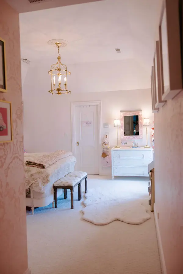 Pink Suite & Bath in Paige Appleyard's family home