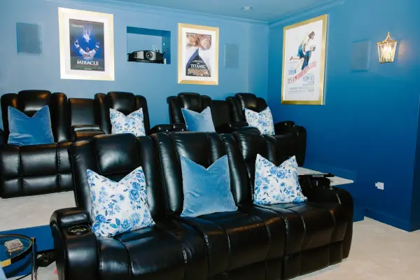 Cinema Room in Paige Appleyard's family home