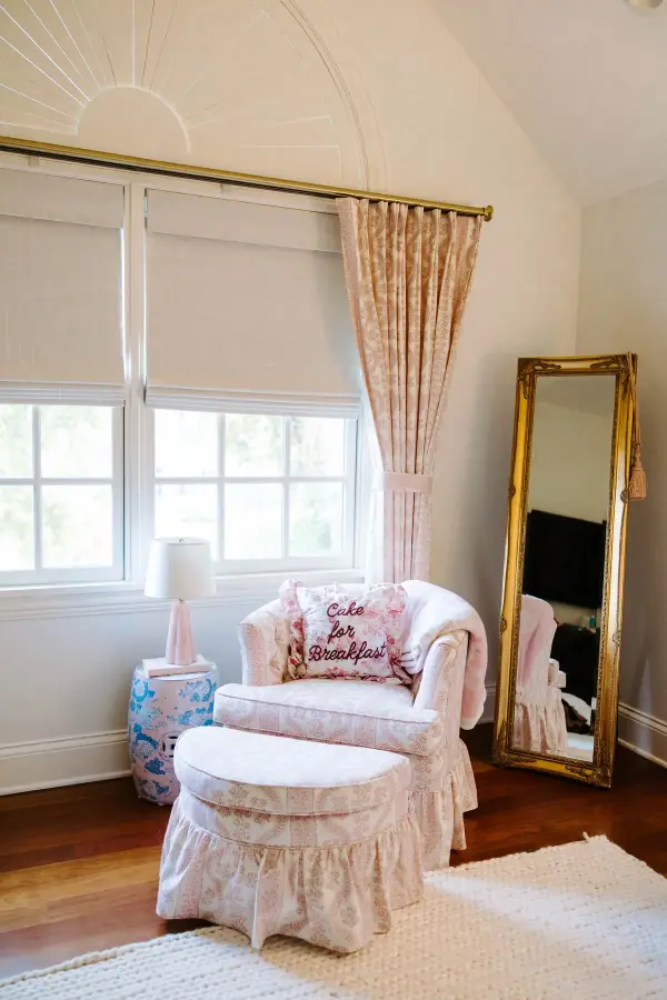 Pink Suite & Bath in Paige Appleyard's family home